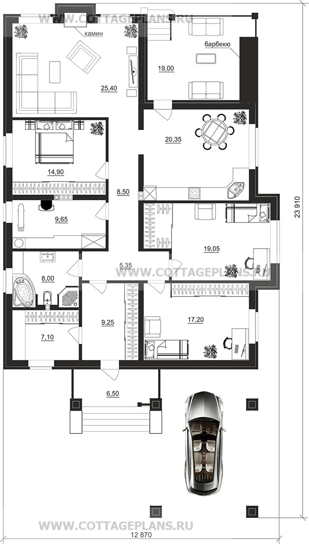 Поэтажные планы проект дома 900-20 общ. площадь 146,00 м2