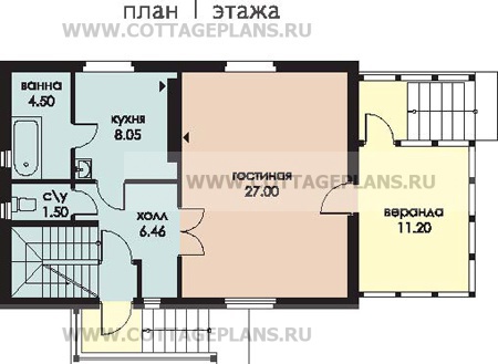 Поэтажные планы проект дома 11-28 общ. площадь 171,6м2
