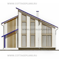 Фасады проект дома 20-82 общ. площадь 181,35 м2