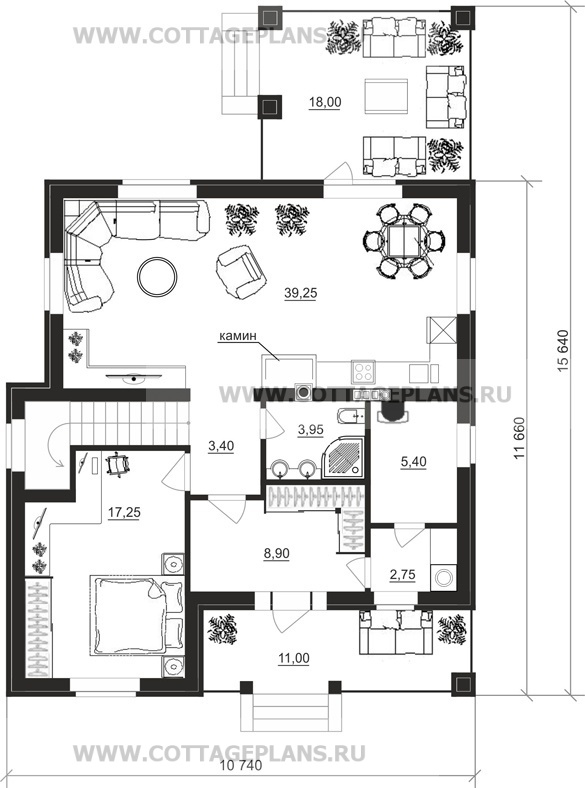 Поэтажные планы проект дома 23-00 общ. площадь 160,35 м2