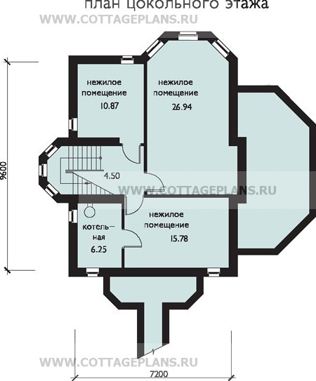 Поэтажные планы проект дома 80-02 общ. площадь 155,15м2