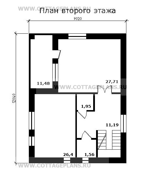 Поэтажные планы проект дома 47-35 общ. площадь 241,14 м2