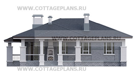 Фасады проект дома 07-10 общ. площадь 190,95м2