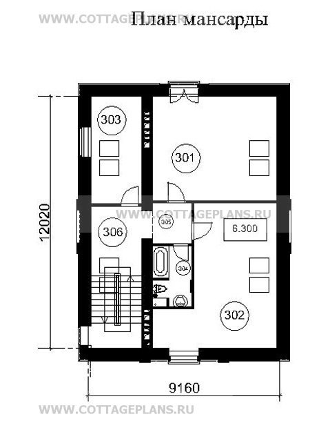 Поэтажные планы проект дома 48-95 общ. площадь 498 м2