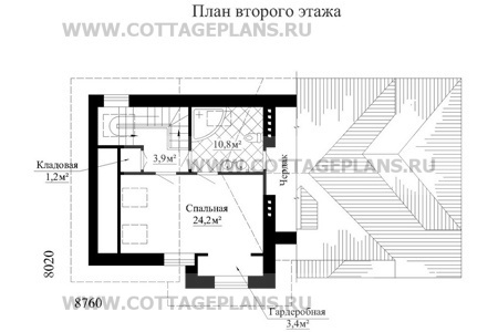 Поэтажные планы проект дома 31-86 общ. площадь 127,1м2