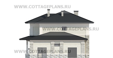 Фасады проект дома 104-40 общ. площадь 326,00 м2