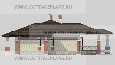 Фасады проект дома 28-28 общ. площадь 405,50 м2