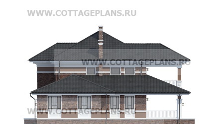 Фасады проект дома 13-04 общ. площадь 216,50 м2