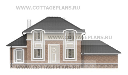 Фасады проект дома 204-49 общ. площадь 180,60 м2