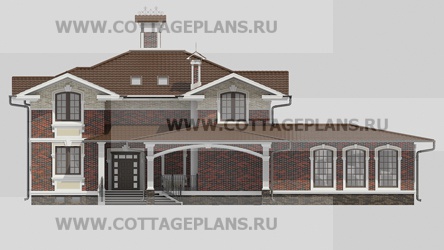 Фасады проект дома 23-67 общ. площадь 295,85 м2