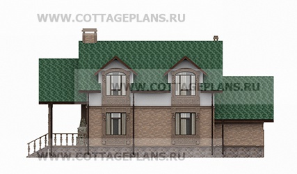 Фасады проект дома 76-34 общ. площадь 220,00 м2