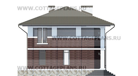 Фасады проект дома 75-53 общ. площадь 150,30 м2