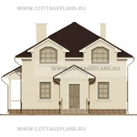 Фасады проект дома 20-51 общ. площадь 214,82 м2