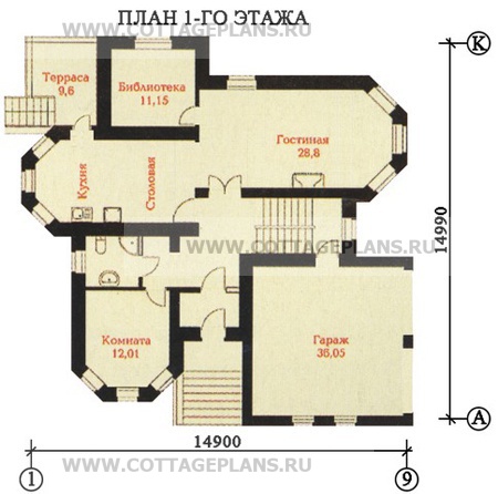 Поэтажные планы проект дома 47-78 общ. площадь 329,5 м2