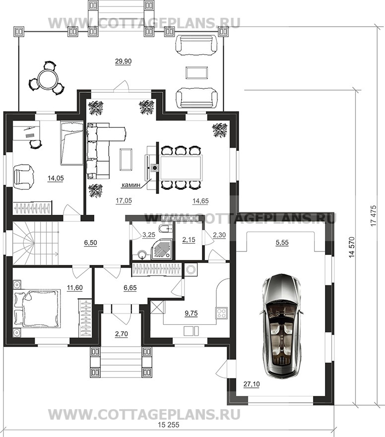 Поэтажные планы проект дома 101-04 общ. площадь 284,60 м2