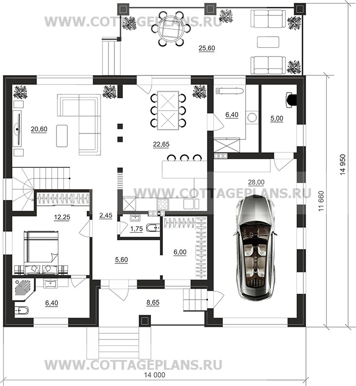Поэтажные планы проект дома 106-72 общ. площадь 191,45м2