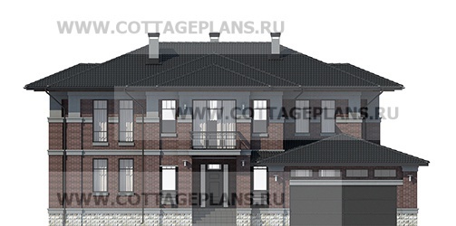 Фасады проект дома 202-20 общ. площадь 328,90 м2