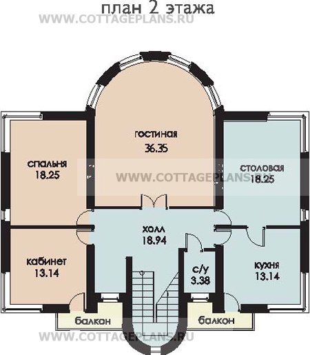 Поэтажные планы проект дома 52-81 общ. площадь 456,7м2