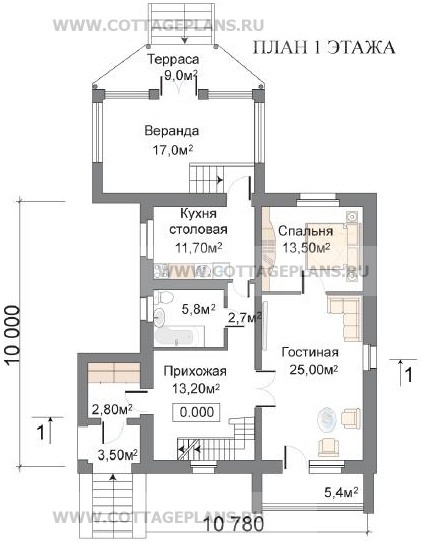 Поэтажные планы проект дома 34-40 общ. площадь 269,9м2