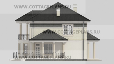 Фасады проект дома 20-36 общ. площадь 151,60 м2