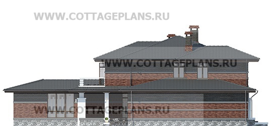 Фасады проект дома 200-56 общ. площадь 378,2 м2