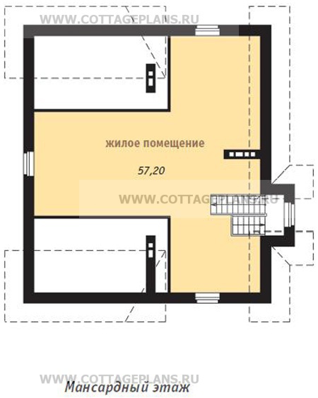 Поэтажные планы проект дома 51-45 общ. площадь 253,3м2