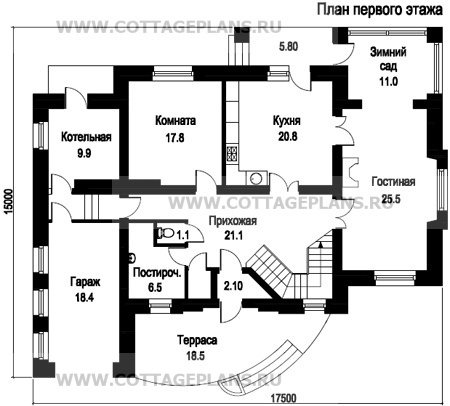 Поэтажные планы проект дома 47-23 общ. площадь 300,9 м2