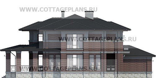 Фасады проект дома 202-20 общ. площадь 328,90 м2