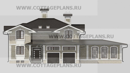 Фасады проект дома 17-63 общ. площадь 509,10 м2