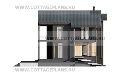 Фасады проект дома 104-87 общ. площадь 151,90 м2