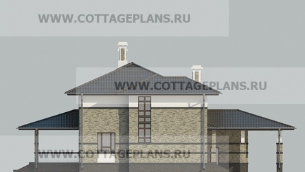 Фасады проект дома 17-17 общ. площадь 459,75 м2