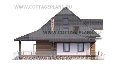 Фасады проект дома 95-77 общ. площадь 199,15 м2