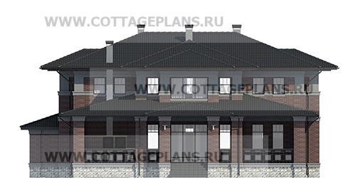 Фасады проект дома 202-20 общ. площадь 328,90 м2