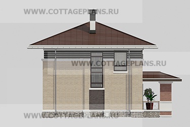 Фасады проект дома 206-32 общ. площадь 111,10 м2