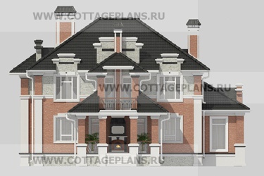 Фасады проект дома 29-69 общ. площадь 217,35 м2