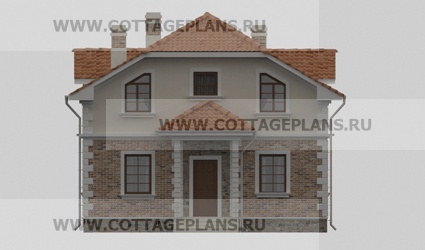 Фасады проект дома 20-53 общ. площадь 211,55 м2