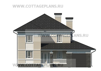 Фасады проект дома 208-03 общ. площадь 129,15м2