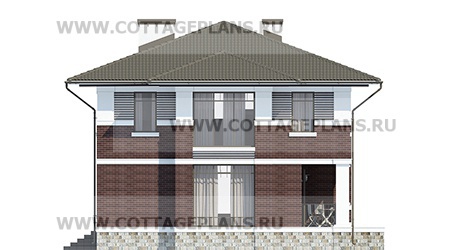 Фасады проект дома 76-54 общ. площадь 285,20 м2