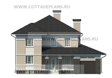 Фасады проект дома 24-01 общ. площадь 334,75 м2