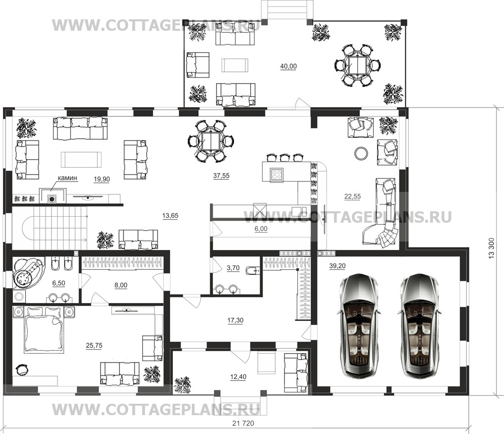 Поэтажные планы проект дома 20-81 общ. площадь 590,25 м2