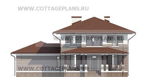 Фасады проект дома 29-77 общ. площадь 274,20 м2