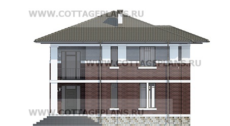 Фасады проект дома 76-54 общ. площадь 285,20 м2
