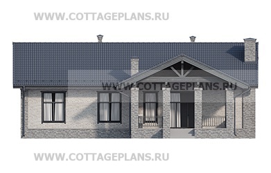 Фасады проект дома 702-17 общ. площадь 176,80м2