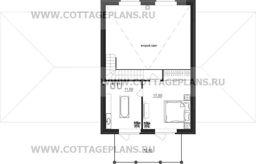 Поэтажные планы проект дома 16-27 общ. площадь 173,00м2