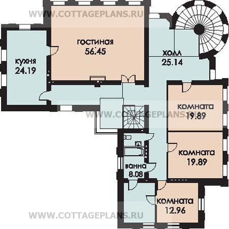 Поэтажные планы проект дома 59-76 общ. площадь 1000 м2
