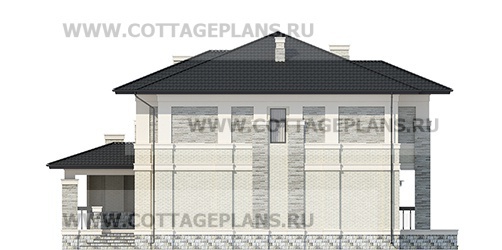 Фасады проект дома 203-73 общ. площадь 432,45 м2