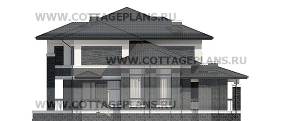 Фасады проект дома 102-86 общ. площадь 362,55 м2