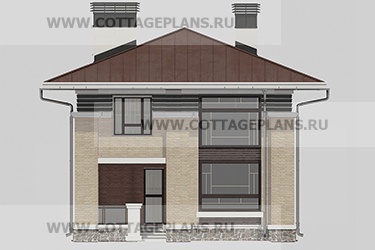 Фасады проект дома 106-35 общ. площадь 159,50 м2