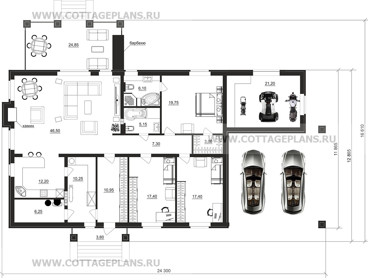 Поэтажные планы проект дома 702-41 общ. площадь 183,45м2