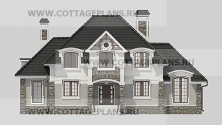 Фасады проект дома 76-80 общ. площадь 380,95 м2